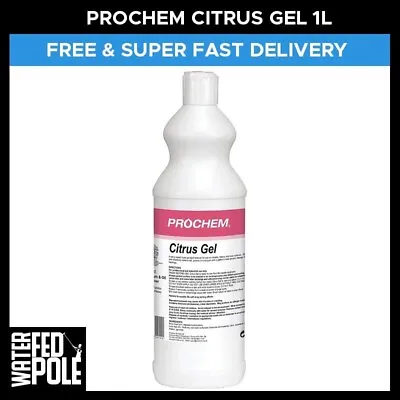 Prochem Citrus Gel 1L - Oil And Grease Remover Spot Stain Remover  E840-01 • £19.60