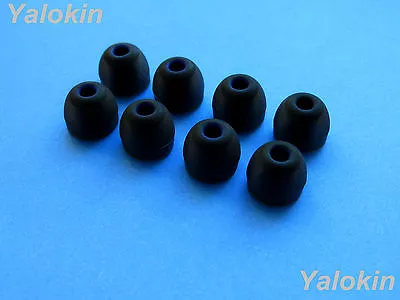 $36.15 • Buy 8 Pcs Medium Comfort Stay (BK) Replacement Eartips For Jaybird X2 Headphones
