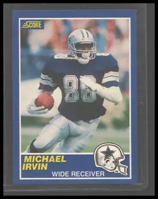 1989 Score #18 Michael Irvin • $6.39