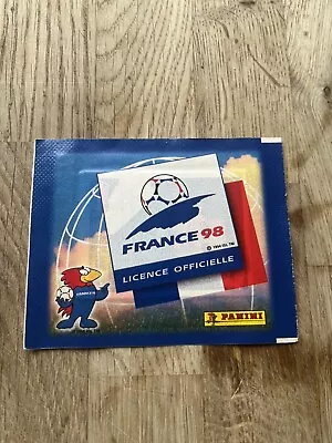 Panini World Cup 98 1998 Rare Danone Version 2 Unopened Sealed Sticker Packet • £0.99