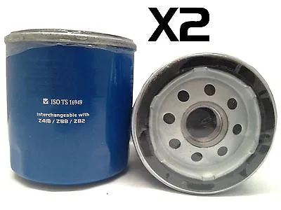 2X Oil Filter Fits Z418 HARLEY D. MOTORCYCLE FL SERIES - 1340CC • $1008