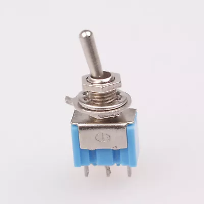 10 Pcs AC 250V/3A 120V/6A ON-ON 2 Position SPDT Self Locking Toggle Switch • $4.99