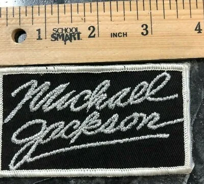 Vintage Michael Jackson 1980's Patch- Beat It Billie Jean Moonwalk King Of Pop • $25