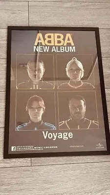 ABBA Original Promo Poster For VOYAGE Album From Universal • £25