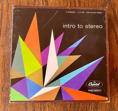 Intro To Stereo Capitol ZA-1  2 Track Reel To Reel Stereo 7.5 IPS Very Clean • $125