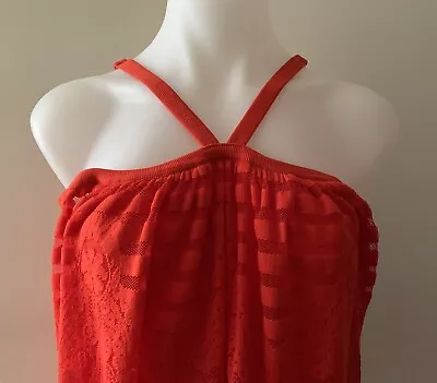 ALICE McCALL Red Sleeveless Short Jumpsuit W/Peplum & Pockets NWT Size 8 RRP$320 • $79