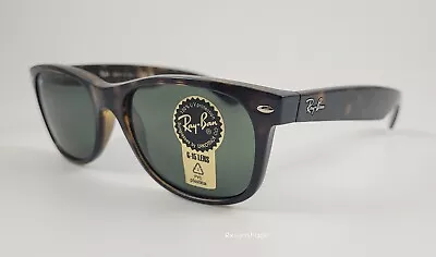 Ray Ban Sunglasses NEW RB 2132 New Wayfarer Color 902L Havana G-15 Square 55 • $105.79