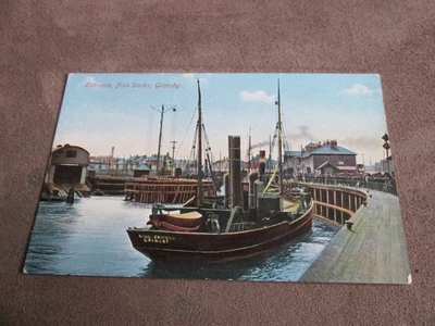 £3 • Buy Jay Em Jay Postcard -Fishing Boat @ Fish Dock Entrance -Grimsby Lincolnshire