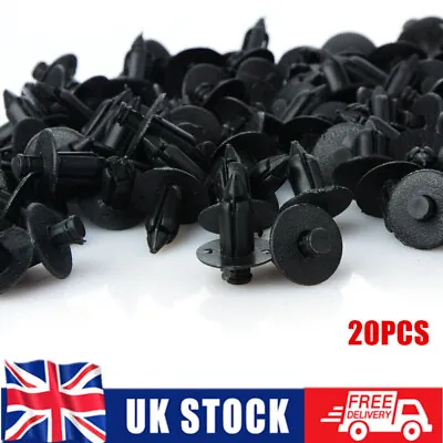 20x 8mm Plastic Rivet Bike Fairing Trim Clips- Honda Yamaha Suzuki Kawasaki • £4.99