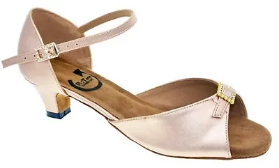 £20 • Buy Gold Latin 'Mary' Dance Shoe 2  Heel Uk Size 3.5 *Salsa*Ceroc*Ballroom*
