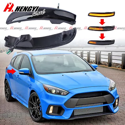 Dynamic LED Side Mirror Turn Signal Light For Ford Focus MK3 SE/ST/RS 2012-2018 • $21.84