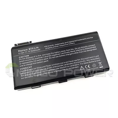 Battery For MSI A5000 A6000 A7200 CR500 CR600 CR610 CR630 CX610X BTY-L74 BTY-L75 • $25.50