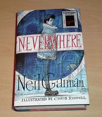 Neil Gaiman Chris Riddell Neverwhere Hardback Double SIGNED • £249.99