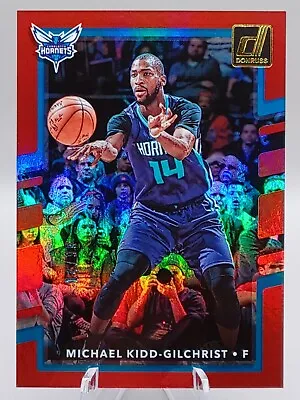 2017-18 Panini Donruss Michael Kidd-Gilchrist Holo Red 14/99 Jsy # SP • $4.99