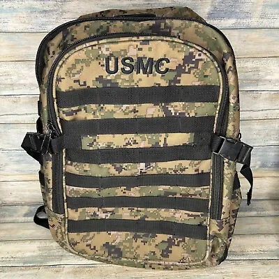USMC Backpack Marine Corps MARPAT MOLLE Pack Military Woodland Camo Pack • $54.64