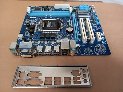 Gigabyte GA-H55M-S2V Motherboard. Socket 1156 VGA DVI 8 USB 2 PCI MATX • $90