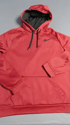 Nike Hoodie Mens Maroon Red Dri-Fit Active Wear Casual Sweatshirt Size Large • $14.50