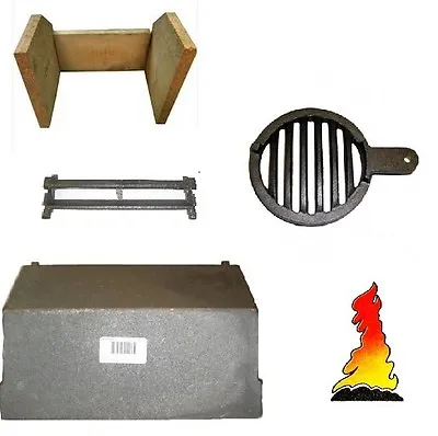 £119.95 • Buy Fire Bricks, Baffle Plate, Grate & Front Bar For Morso Squirrel  1410/1430/1440