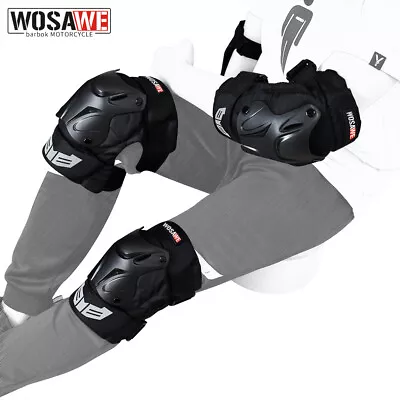 WOSAWE Adult Motorcycle Knee Protection Motorbike Elbow Pad Skating Amor Guard • $27.99