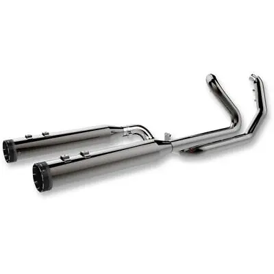 Khrome Werks Eclipse 2 Step Crossover Headers 4.5  Tracer Slip On Harley FLH M8 • $1899.95