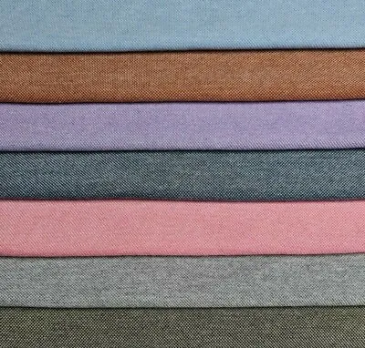 £6.49 • Buy Jersey Knit Fabric Pique Polo T-Shirt 7 Colours Plain 70  Wide Sold By The Metre