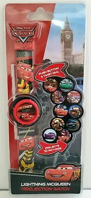 NEW Disney Pixar CARS Movie McQueen Kids Projection Watch Project 10 Pictures • $12.30