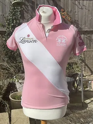 £17.99 • Buy La Martina Polo Shirt Women’s X-small Branded Chestertons Polo In The Park. Pink