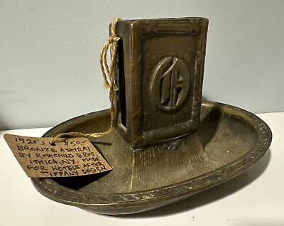 1920s Hotel Matchbook Holder / Ashtray - Bronze - Rothchild Bros • $49