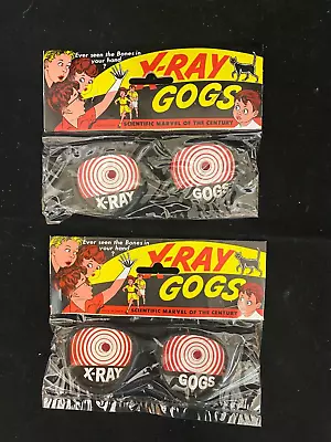 PAIR X-RAY GLASSES Specs Gogs Retro Novelty 1990's • $4.99