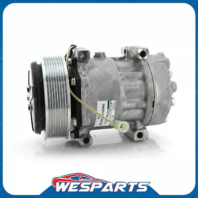 Sanden A/C Compressor For Volvo Truck FH4 FH12 FM12 SD7H15 24V 8Pv 132mm Hpad • $725.55