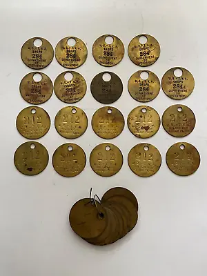 28 VTG TVA Wilson Steam Plant Dept Of Operations Sheffield Alabama BRASS TAG OUT • $135