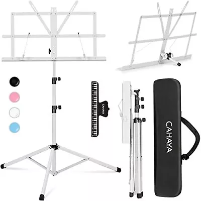 CAHAYA Sheet Music Stand Folding Portable & Tabletop Music Stand With Carryin... • $33.75