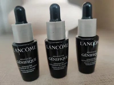 3 X Lancome Advanced Genifique Youth Activating Concentrate Serum 7ml Each • £12.99