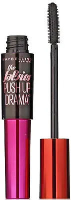 Maybelline New York Falsies Push Up Drama Mascara #304 BLACKEST BLACK Washable • $10.39