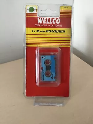 Wellco 1 X ONE Only Vintage Micro Cassette Brand New In Packet Unused • £6.99