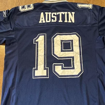 Dallas Cowboys Miles Austin Jersey Mens Size 50 Reebok Blue • $33.79