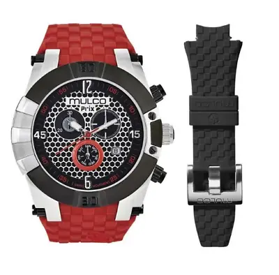 Mulco Men's MW5-3068-065 Prix Snap Analog Display Swiss Quartz Red Watch • $209.95