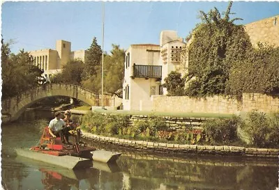 San Antonio Texas Vintage Postcard Pedal Boat On The River • $3.64