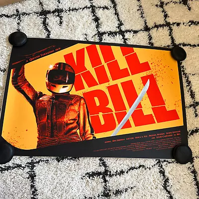 NYCC 2022 Kill Bill Marko Manev Poster Screen Print 36x24 Mondo Gold 40/100 • $131.99