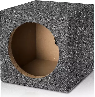 8In Ported Subwoofer Box Single Car Speaker Enclosure With Great High-Density F • $64.99