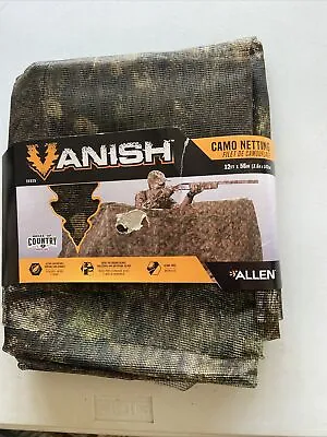 Camo Netting Ground Blind Netting Vanish Hunting Tree Stands Waterfowl 12’ X 56” • $18.56