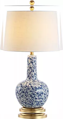 JONATHAN Y JYL5051A Chinois 30  Ceramic/Iron Classic Cottage LED Blue/White  • $179.74