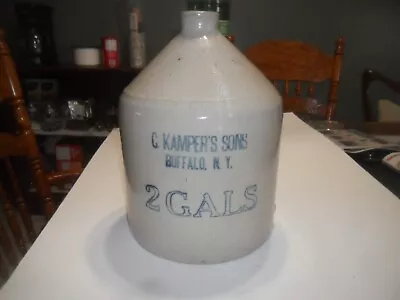 Antique C.Kampers Sons Buffalo NY @ Gallon Moonshine Jug • $149.99