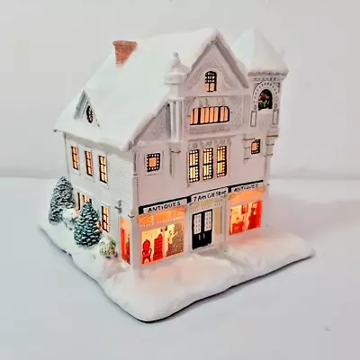 Hawthorne Village Norman Rockwell Christmas Village 7 Arts Gifts & Antiques • $34.99