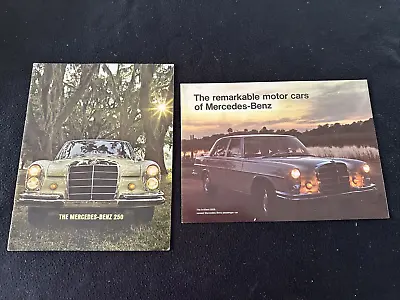 1966 Mercedes Brochure 250S 250SE Sedan Coupe Conv't W111 W112 Sales Catalog Set • $34.98