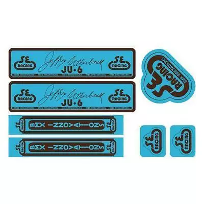 SE Racing - 80'S JU6 Decal Set In BLUE - Old School Bmx • $60.50