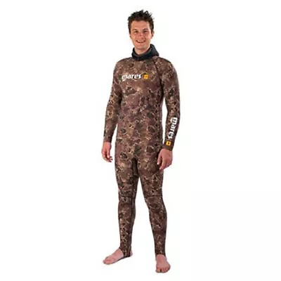 Mares Rash Guard Camouflage Brown Set For Diving Snorkeling Spearfishing  • $49