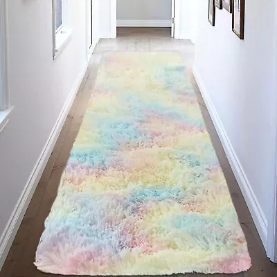 Non Slip Shaggy Rugs Living Room Hallway Runner Carpet Fluffy Bedroom Floor Mats • £7.99