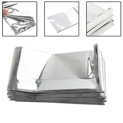 Silver-Reflective Mylar Film Foil Sheet For Garden Greenhouse Plant 210x120cm • £4.75