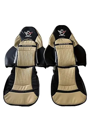 Chevy Corvette C5 Sports Seat Covers In Oak & Black Color (1997-2004) New Design • $275